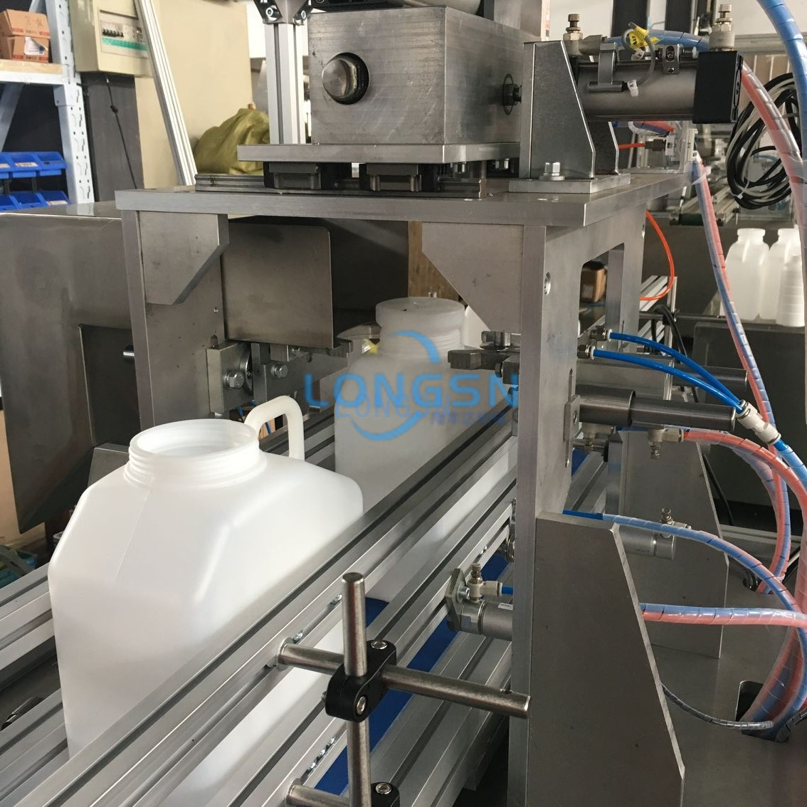 Automatischer Kunststoff leerer Flaschenhals Mund Schneidetestmaschine Schnittmaschine 
