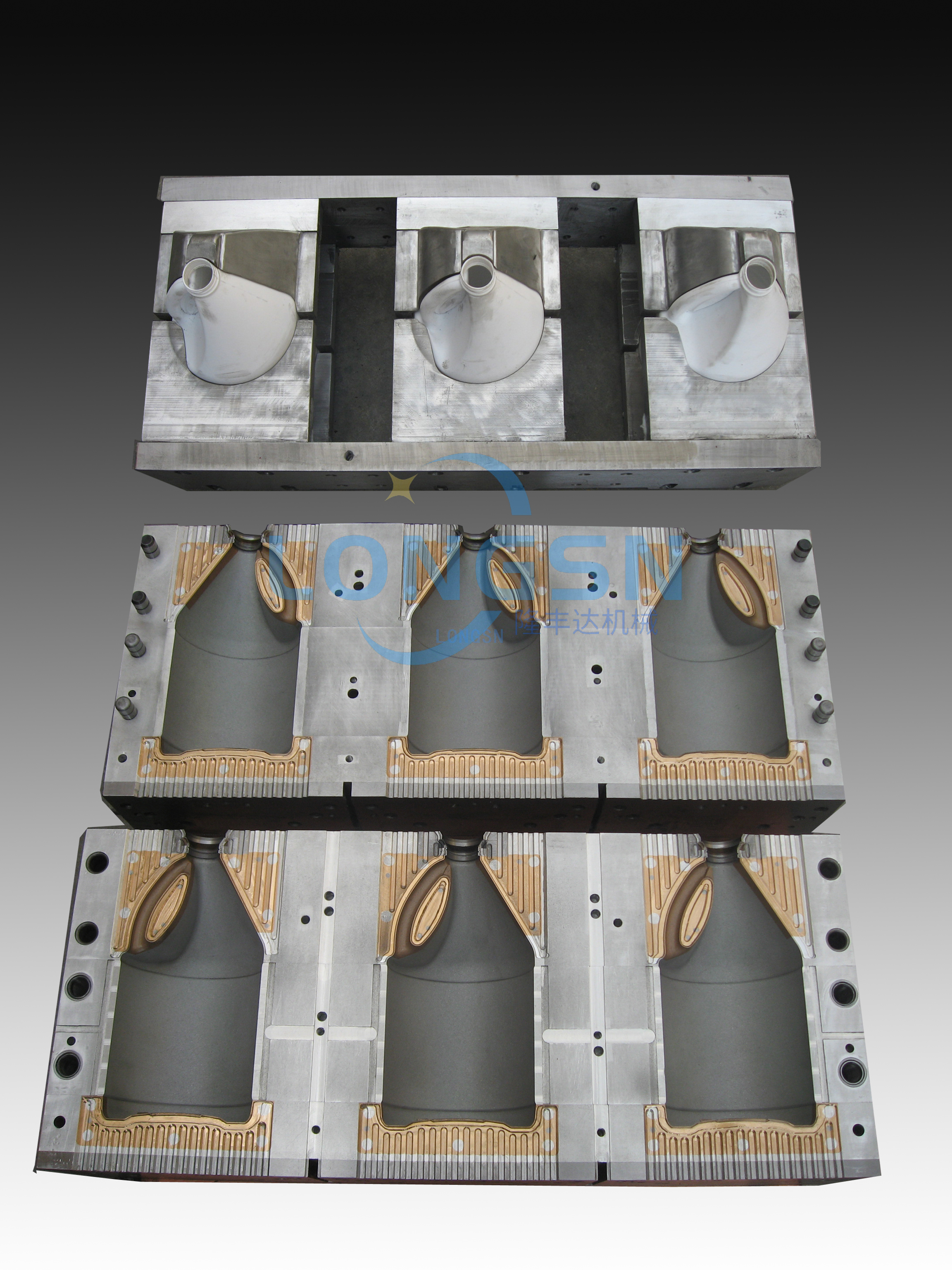 Einzelstation Plastik 1L 2L 3L 5L 10L Jerry kann Maschinen pp PE -Flaschen -Extrusionsblasformmaschine herstellen